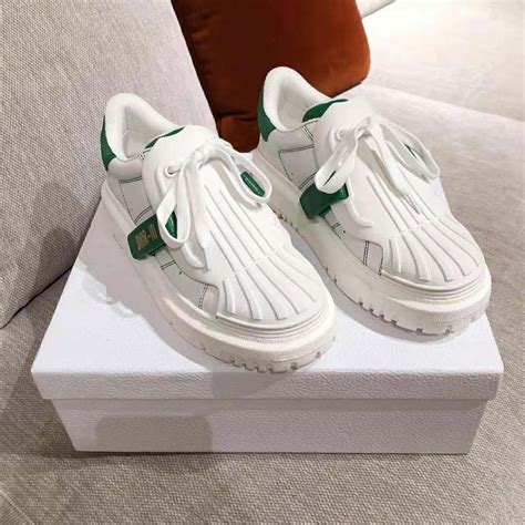 dior id sneaker green|christian Dior platform sneakers.